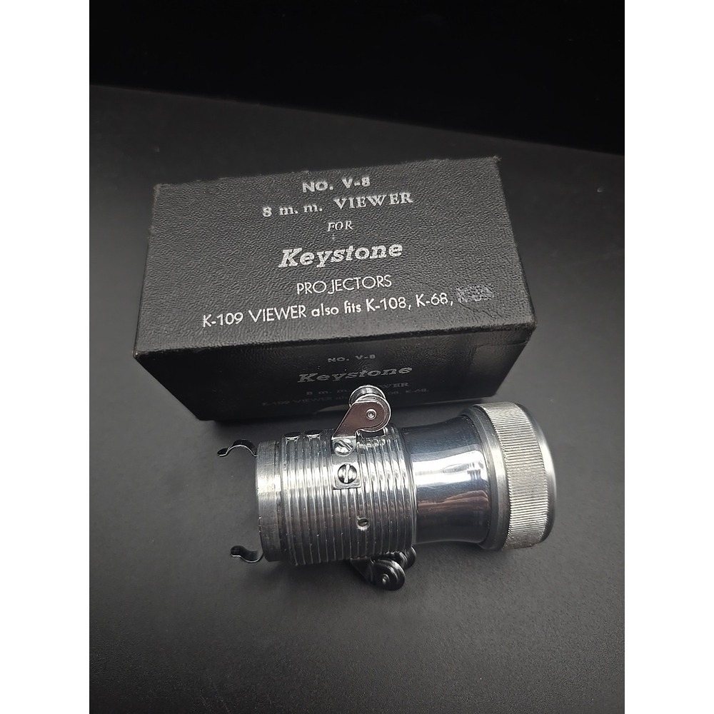 VINTAGE KEYSTONE PROJECTORS NO. V-8 8MM VIEWER FOR K-109 K-108‎ K-68